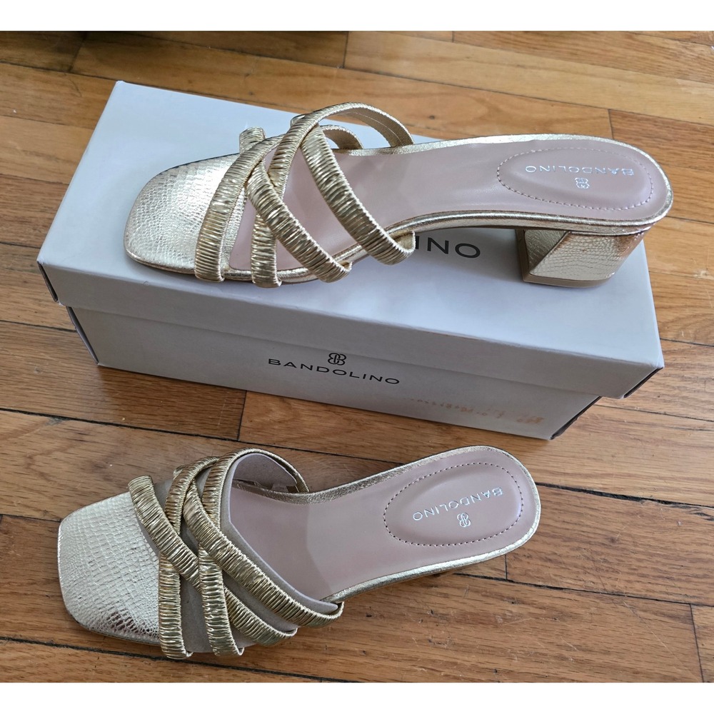 Bandolino Runrun heeled sandals sz 7